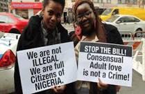 Nigerian protestors